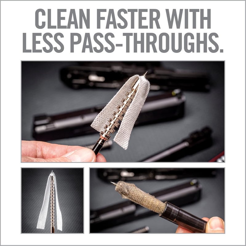 Real Avid Bore Max Speed Jags and Patches Multi Cal Pack – 10 Jags and 500 Patches for Faster Bore Cleaning with Deeper Surface Contact and Long Lasting Nickel Plated Fit for Handgun & Rifle Calibers - Image 4